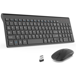 מקלדת ועכבר אלחוטי סט - HP / DELL / LENOVO עברית+אנגלית